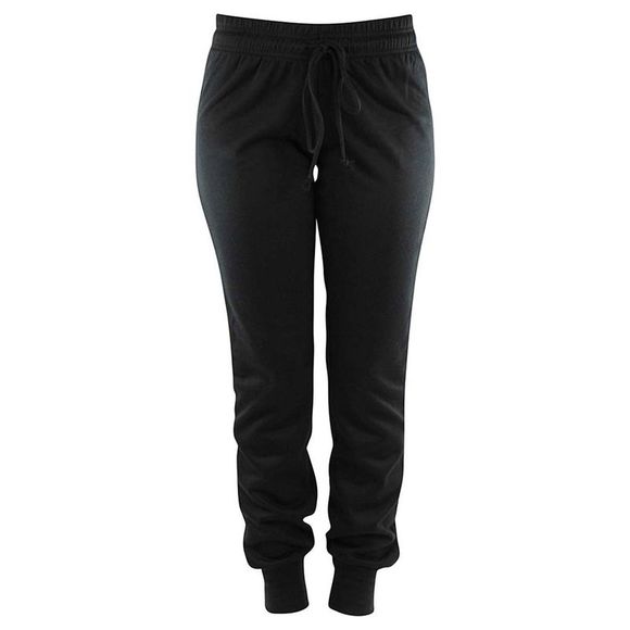 Drawstring Womens Jogger Exercise Sweatpants - Picture 1 of 3
